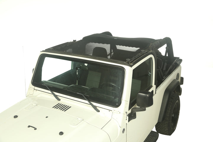 Rugged Ridge Eclipse Sun Shade Full 04-06 Jeep Wrangler Unl LJ - Bull Strap