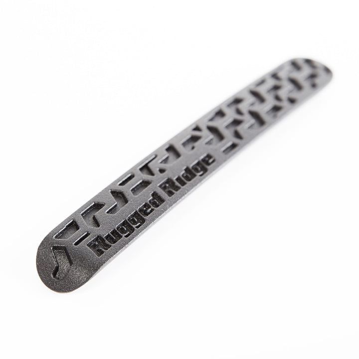 Rugged Ridge Elite Dr Hndle Inserts Black Tread 4Dr 07-18 Jeep Wrangler JK - Bull Strap