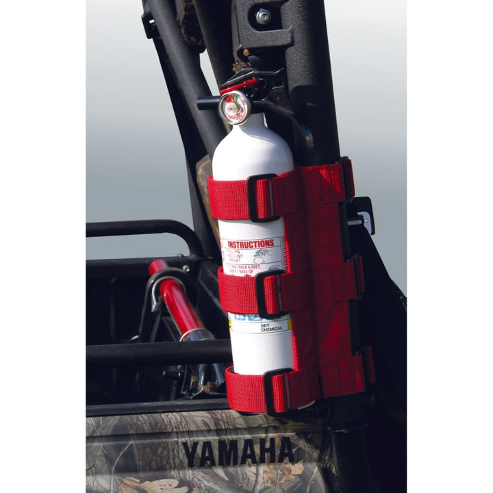 Rugged Ridge Fire Extinguisher Holder Red - Bull Strap
