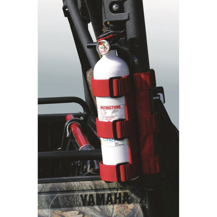 Rugged Ridge Fire Extinguisher Holder Red - Bull Strap