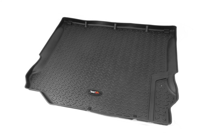 Rugged Ridge Floor Liner Cargo Black 2007-2018 Jeep Wrangler Unlimited JK 4 Dr - Bull Strap