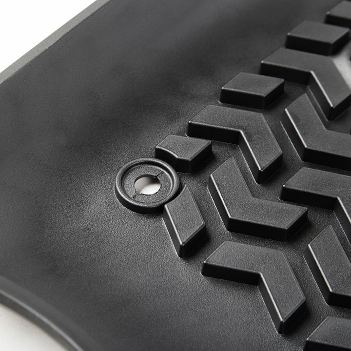 Rugged Ridge Floor Liner Front Black 2007-2018 Jeep Wrangler Unlimited JK 4 Dr - Bull Strap