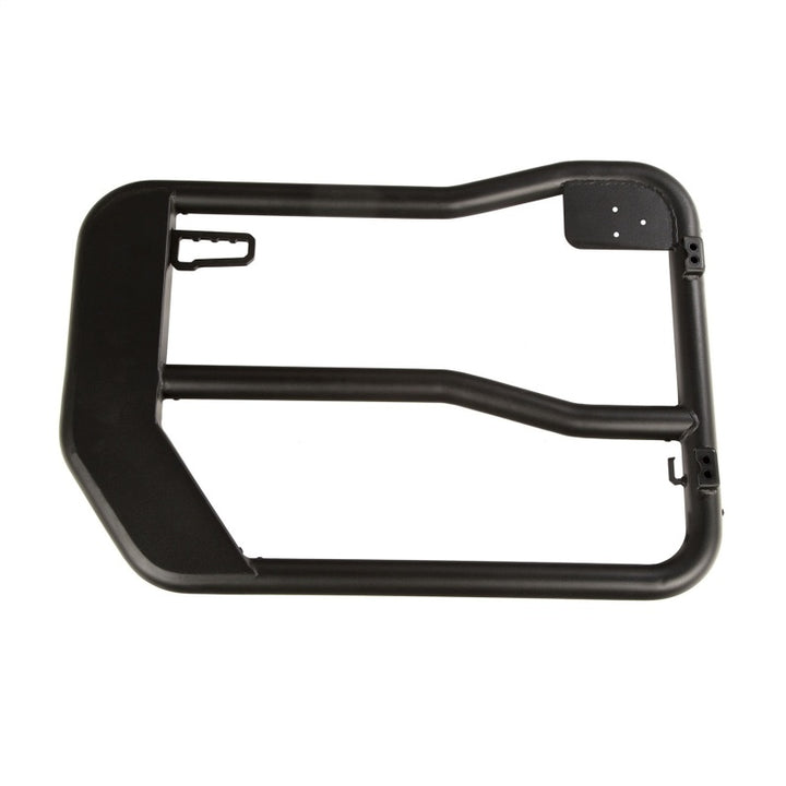 Rugged Ridge Fortis Front Tube Doors with Mirrors 18-23 Jeep Wrangler JL/JT - Bull Strap