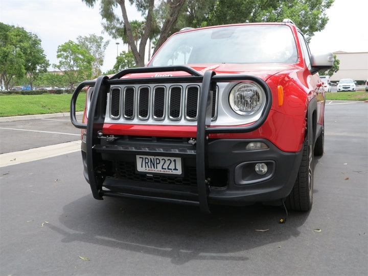 Rugged Ridge Grille Guard Black 15-18 Jeep Renegade - Bull Strap