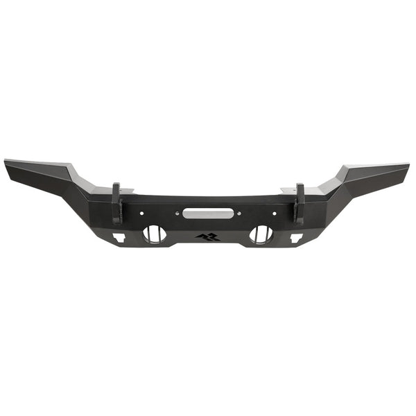 Rugged Ridge HD Bumper Full Width Front 07-18 Jeep Wrangler JK 18-20 Jeep Wrangler JL 2020 JT - Bull Strap