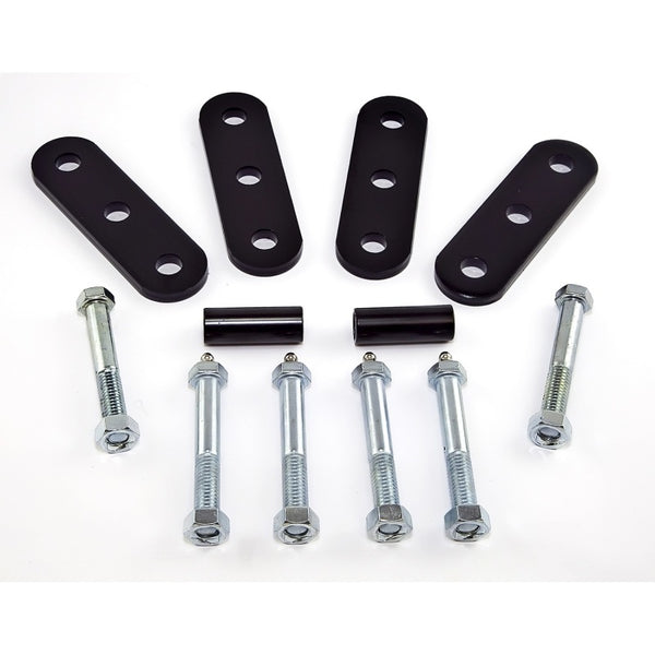 Rugged Ridge HD Front & Rear Leaf Spring Shackles 55-75 CJ - Bull Strap