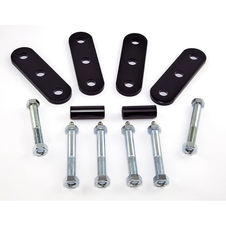 Rugged Ridge HD Front & Rear Leaf Spring Shackles 55-75 CJ - Bull Strap