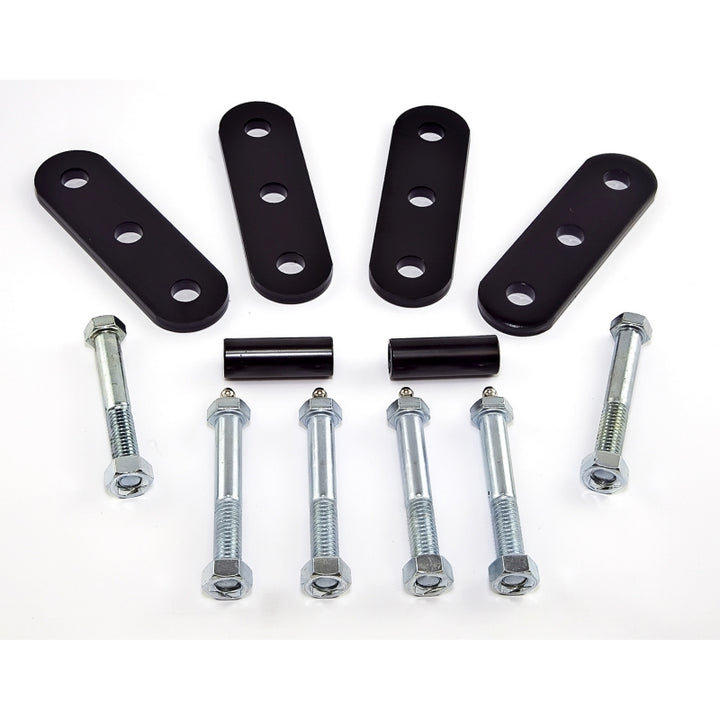 Rugged Ridge HD Front & Rear Leaf Spring Shackles 55-75 CJ - Bull Strap