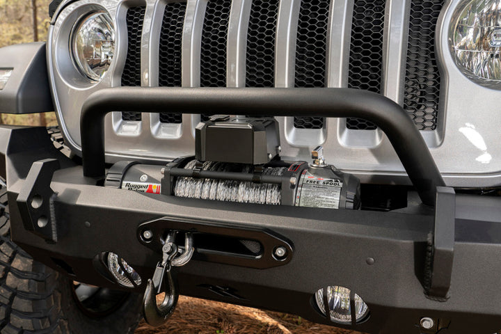 Rugged Ridge HD Over-Rider Bar 07-18 Jeep Wrangler JK 18-20 Jeep Wrangler JL - Bull Strap