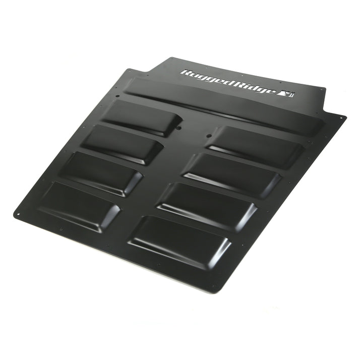 Rugged Ridge Hood Vent insert Black 07-18 Jeep Wrangler JK - Bull Strap