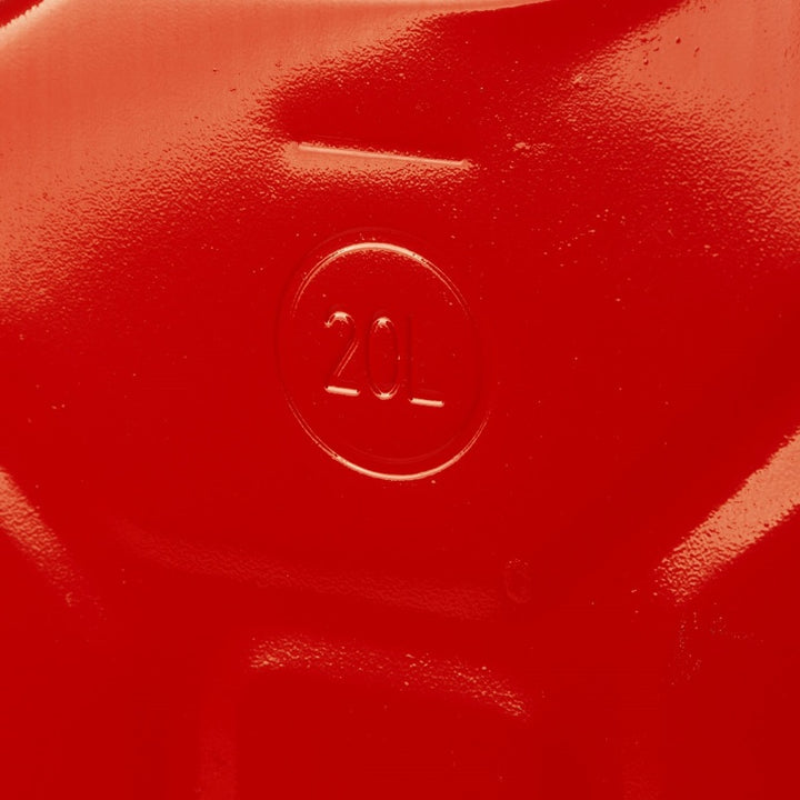 Rugged Ridge Jerry Can Red 20L Metal - Bull Strap