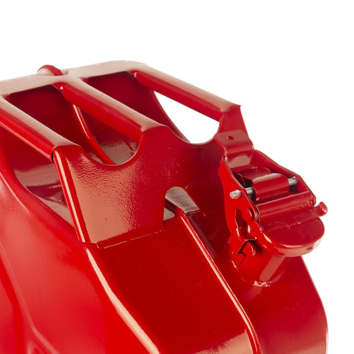 Rugged Ridge Jerry Can Red 20L Metal - Bull Strap