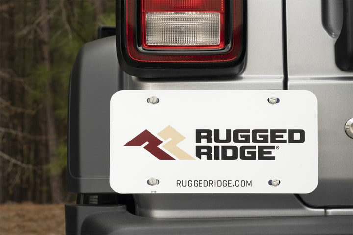 Rugged Ridge Magnetic License Plate Holder - Bull Strap