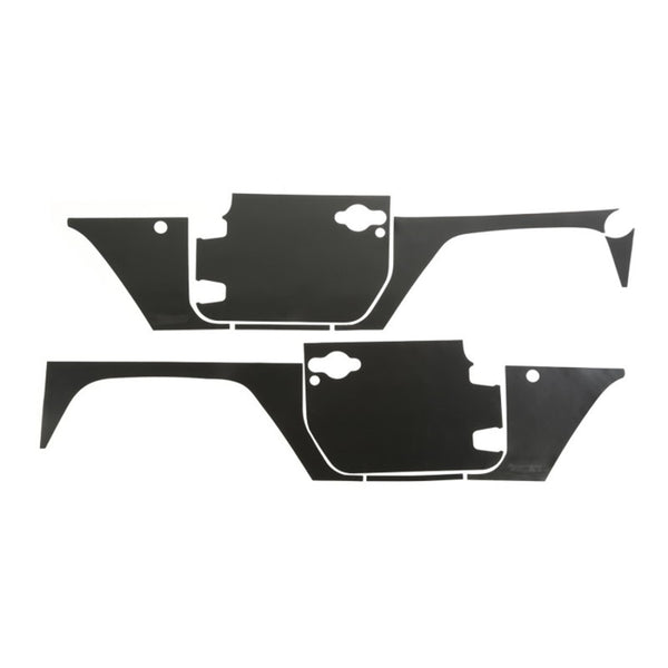 Rugged Ridge Magnetic Protection Panel kit 2-Dr07-18 Jeep Wrangler - Bull Strap