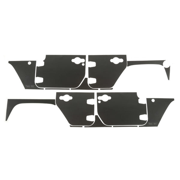 Rugged Ridge Magnetic Protection Panel kit 4-Dr07-18 Jeep Wrangler - Bull Strap