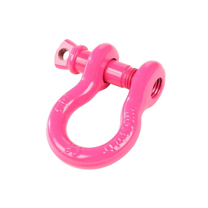 Rugged Ridge Pink 9500lb 3/4in D-Shackle - Bull Strap