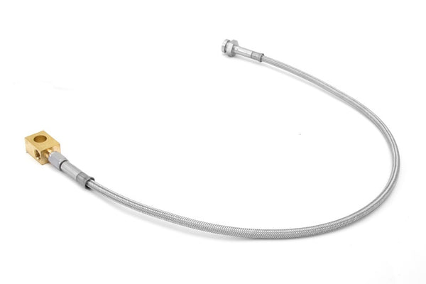 Rugged Ridge Rear Brake Hose Braided Stainless 76-86 Jeep CJ - Bull Strap