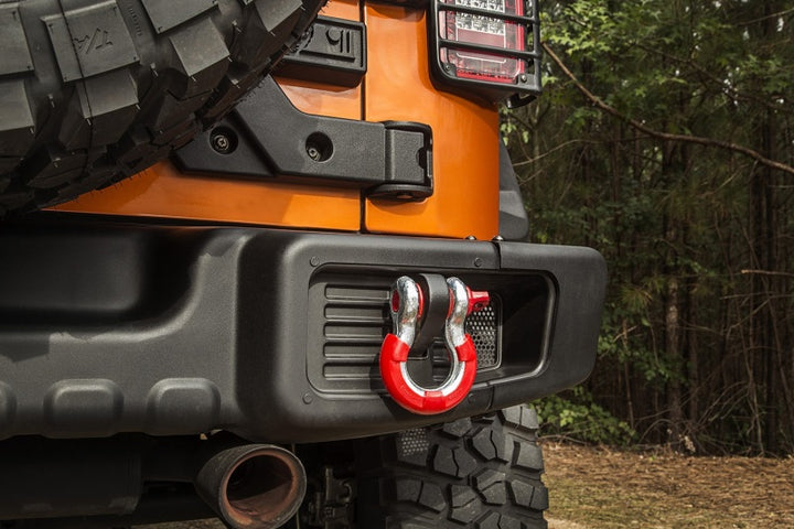 Rugged Ridge Red 7/8in D-Ring Isolator Kit - Bull Strap