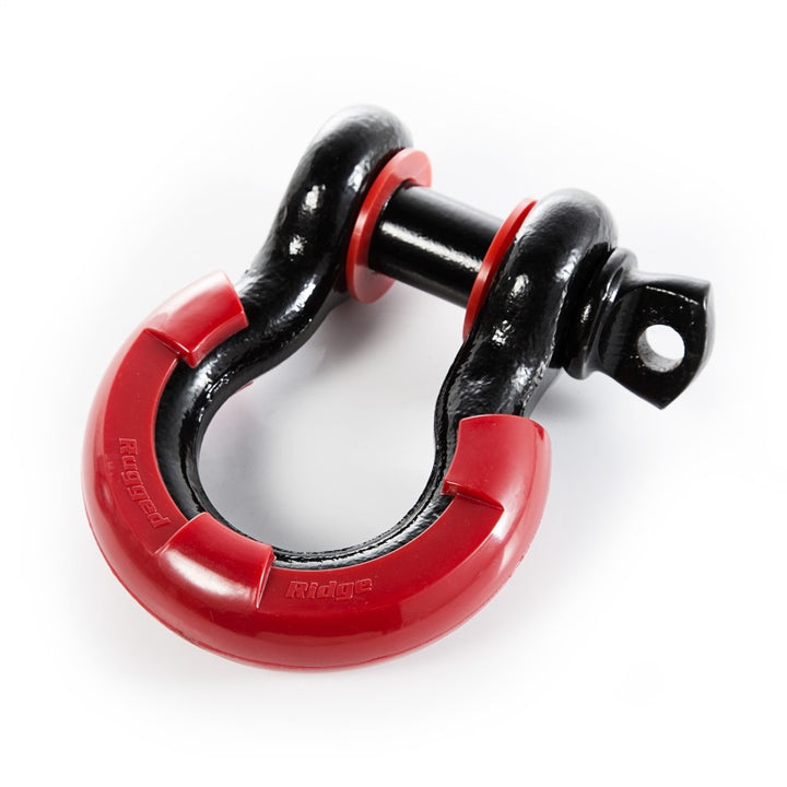 Rugged Ridge Red 7/8in D-Ring Isolator Kit - Bull Strap