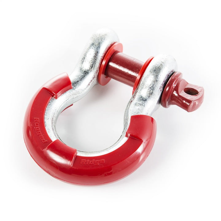 Rugged Ridge Red 7/8in D-Ring Isolator Kit - Bull Strap