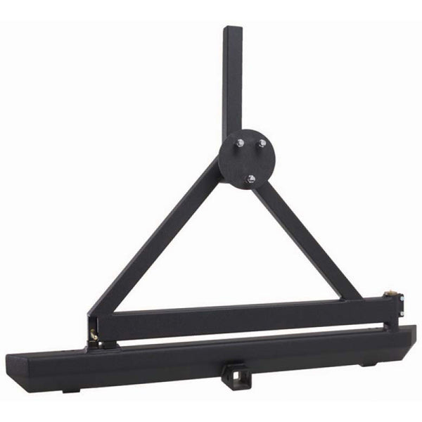 Rugged Ridge Rock Crawler Rear Bumper Hitch&Tire Carrier 87-06 - Bull Strap