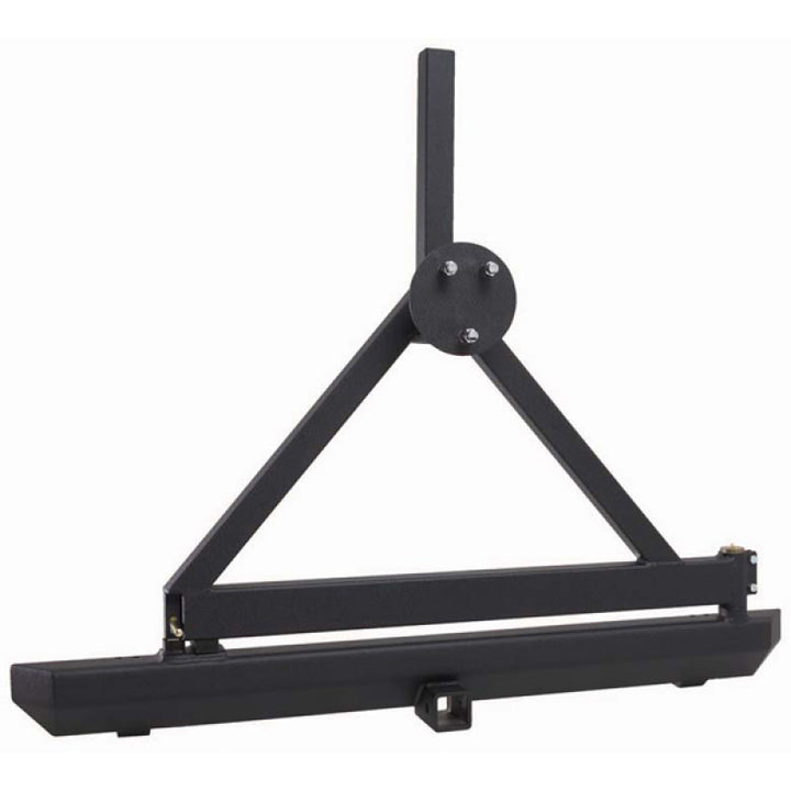 Rugged Ridge Rock Crawler Rear Bumper Hitch&Tire Carrier 87-06 - Bull Strap