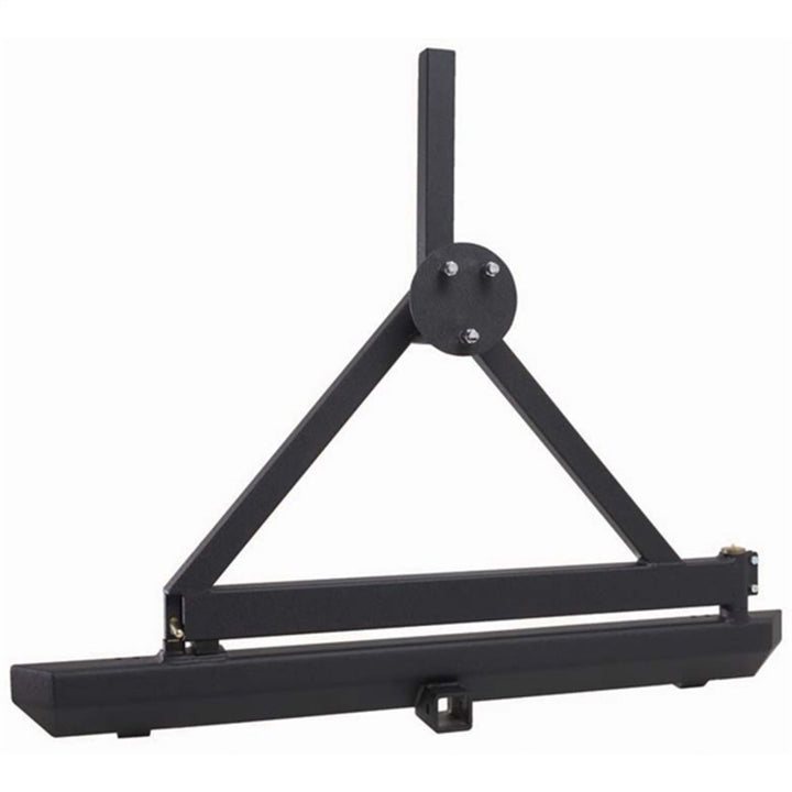 Rugged Ridge Rock Crawler Rear Bumper Hitch&Tire Carrier 87-06 - Bull Strap