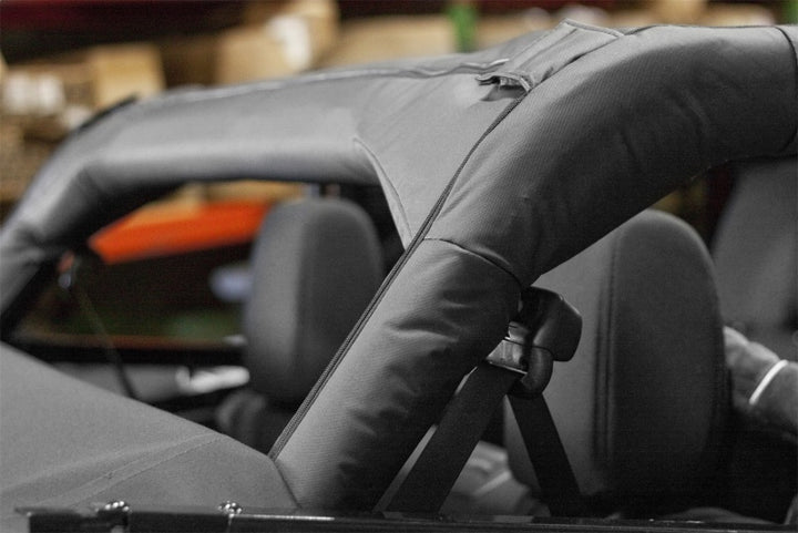Rugged Ridge Roll Bar Cover Vinyl 07-18 Jeep Wrangler Unlimited JK - Bull Strap