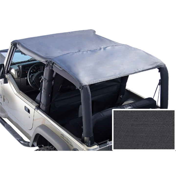 Rugged Ridge Roll Bar Top Black Diamond 76-86 Jeep CJ7&87-91 Jeep Wrangler YJ - Bull Strap
