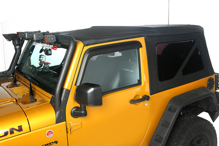 Rugged Ridge Sailcloth Soft Top Black Diamond 10-18 2-Door JK - Bull Strap