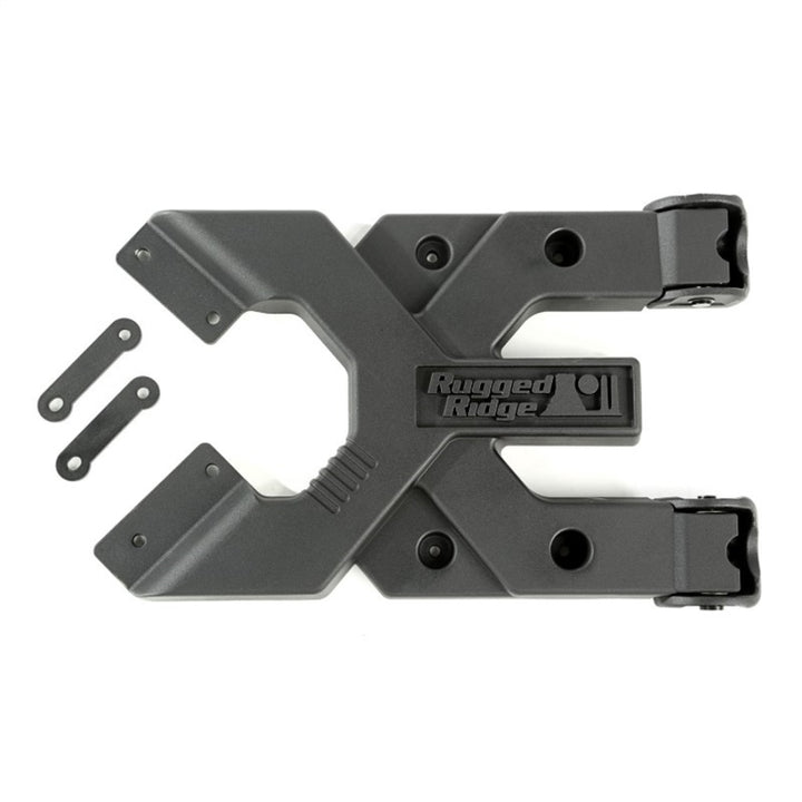 Rugged Ridge Spartacus HD Tire Carrier Hinge Casting 07-18 Jeep Wrangler JK - Bull Strap