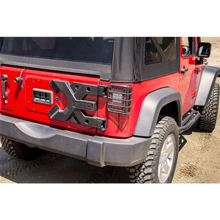 Rugged Ridge Spartacus HD Tire Carrier Hinge Casting 07-18 Jeep Wrangler JK - Bull Strap