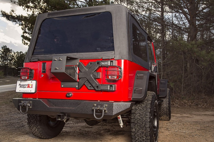 Rugged Ridge Spartacus HD Tire Carrier Hinge Casting 97-06 TJ - Bull Strap