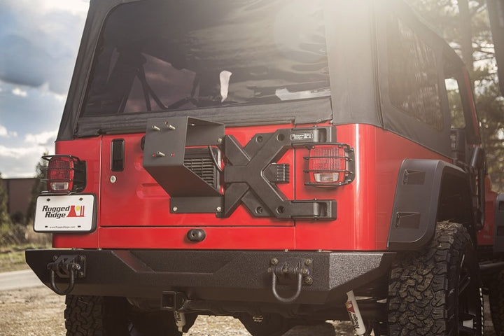 Rugged Ridge Spartacus HD Tire Carrier Hinge Casting 97-06 TJ - Bull Strap