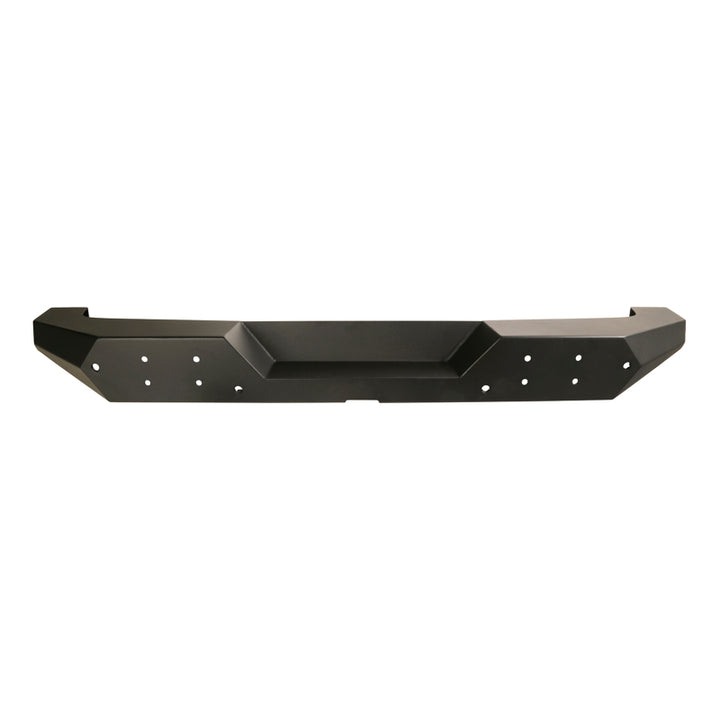 Rugged Ridge Spartan Rear Bumper Full Width 18-20 Jeep Wrangler JL - Bull Strap
