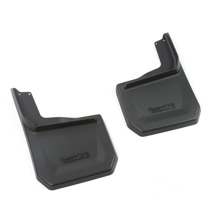 Rugged Ridge Splash Guard Kit Rear 07-18 Jeep Wrangler JK - Bull Strap
