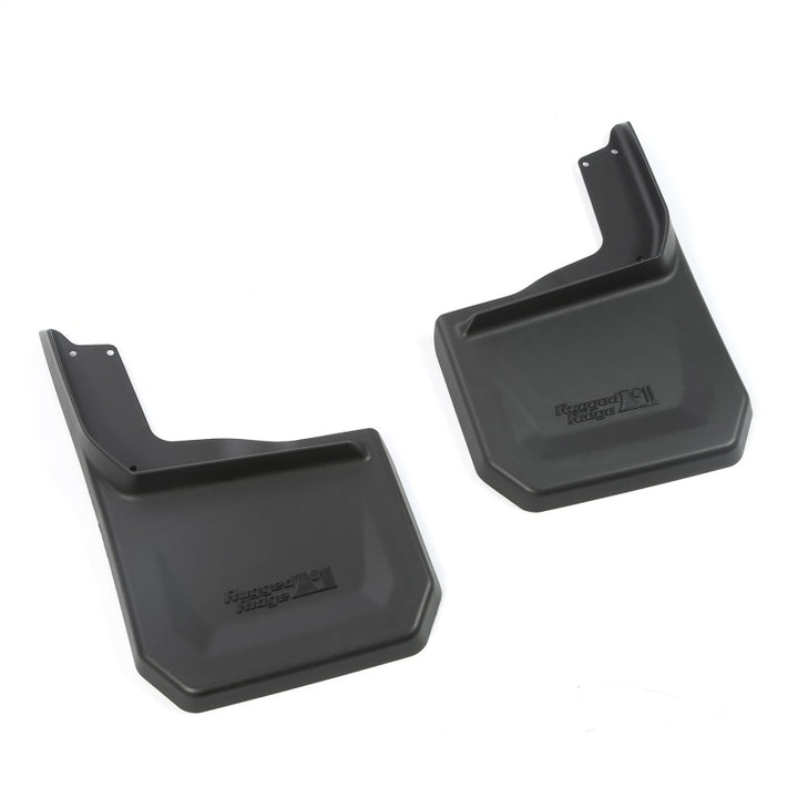 Rugged Ridge Splash Guard Kit Rear 07-18 Jeep Wrangler JK - Bull Strap