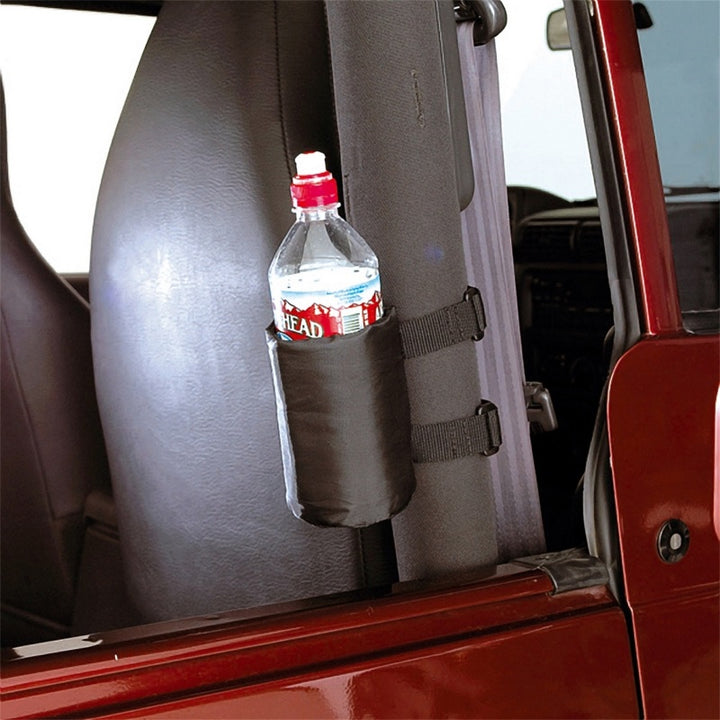 Rugged Ridge Sport Bar Drink Holder Pair - Bull Strap