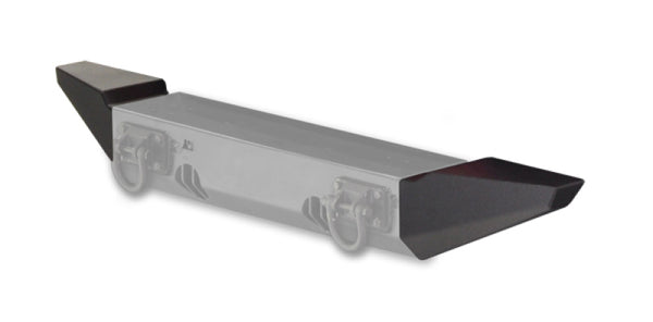 Rugged Ridge Standard Bumper Ends XHD Front Bumper 76-06 CJ&Wrang - Bull Strap