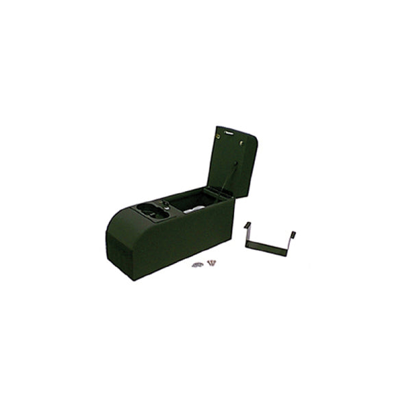 Rugged Ridge Standard Locking Console Black 76-95 Jeep CJ / Jeep Wrangler - Bull Strap