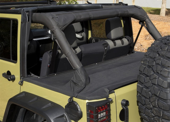 Rugged Ridge Tonneau Cover 07-18 Jeep Wrangler JKU 4 Door - Bull Strap