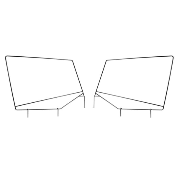 Rugged Ridge Upper Door Skin Frames 87-95 Jeep Wrangler YJ - Bull Strap