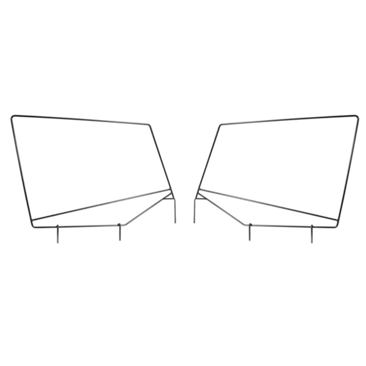 Rugged Ridge Upper Door Skin Frames 87-95 Jeep Wrangler YJ - Bull Strap