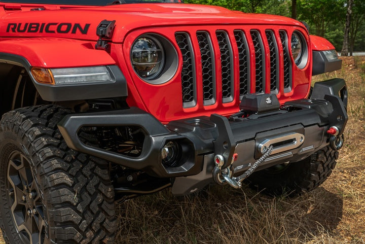 Rugged Ridge Venator Front Bumper 18-20 Jeep Wrangler JL/JT - Bull Strap