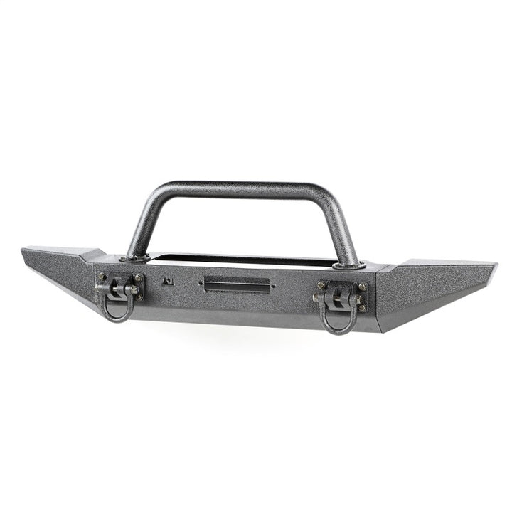 Rugged Ridge XHD Bumper Kit Overrider Ft 76-06 CJ/Jeep Wrangler - Bull Strap