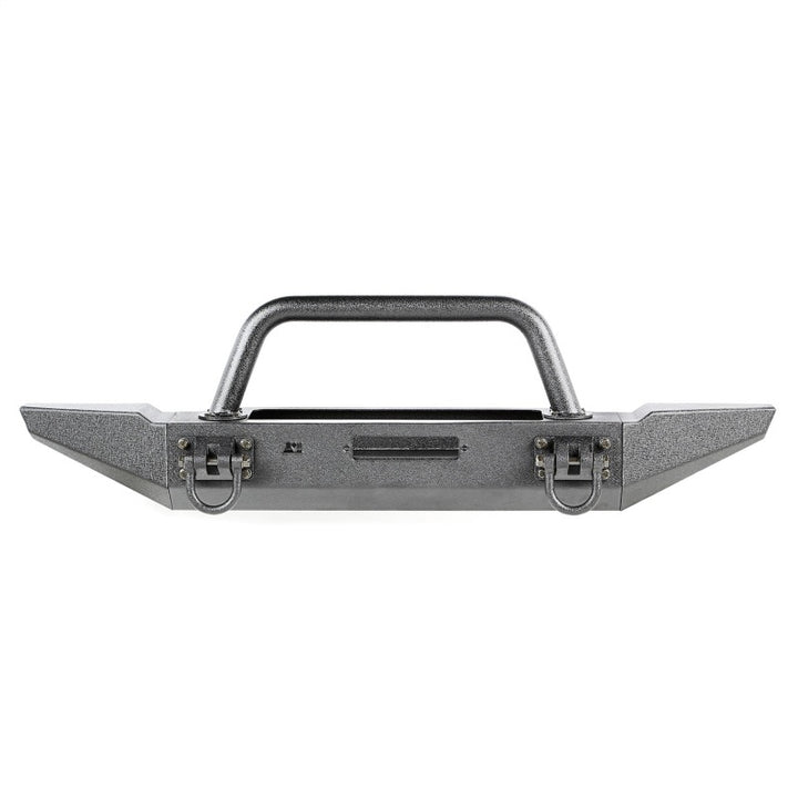 Rugged Ridge XHD Bumper Kit Overrider Ft 76-06 CJ/Jeep Wrangler - Bull Strap