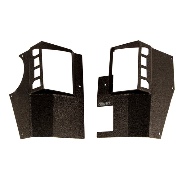 Rugged Ridge XHD Corner Guard Rear 07-18 Jeep Wrangler JK 2-Door - Bull Strap