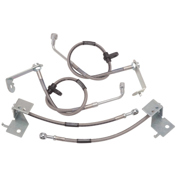 Russell Performance 05-11 Ford Mustang (with ABS) Brake Line Kit - Bull Strap