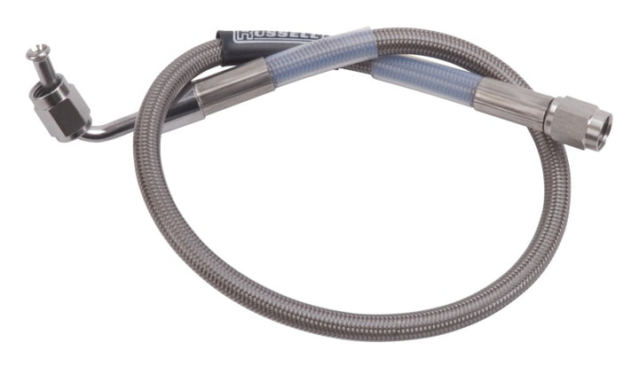 Russell Performance 36in 90 Degree Competition Brake Hose - Bull Strap