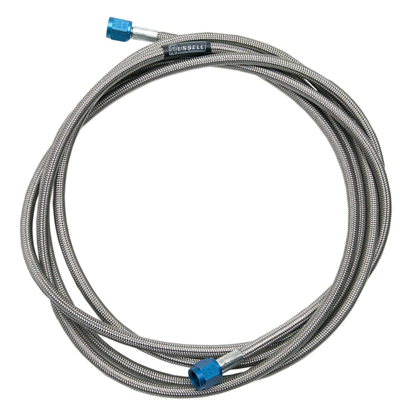 Russell Performance -6 AN 2-foot Pre-Made Nitrous and Fuel Line - Bull Strap